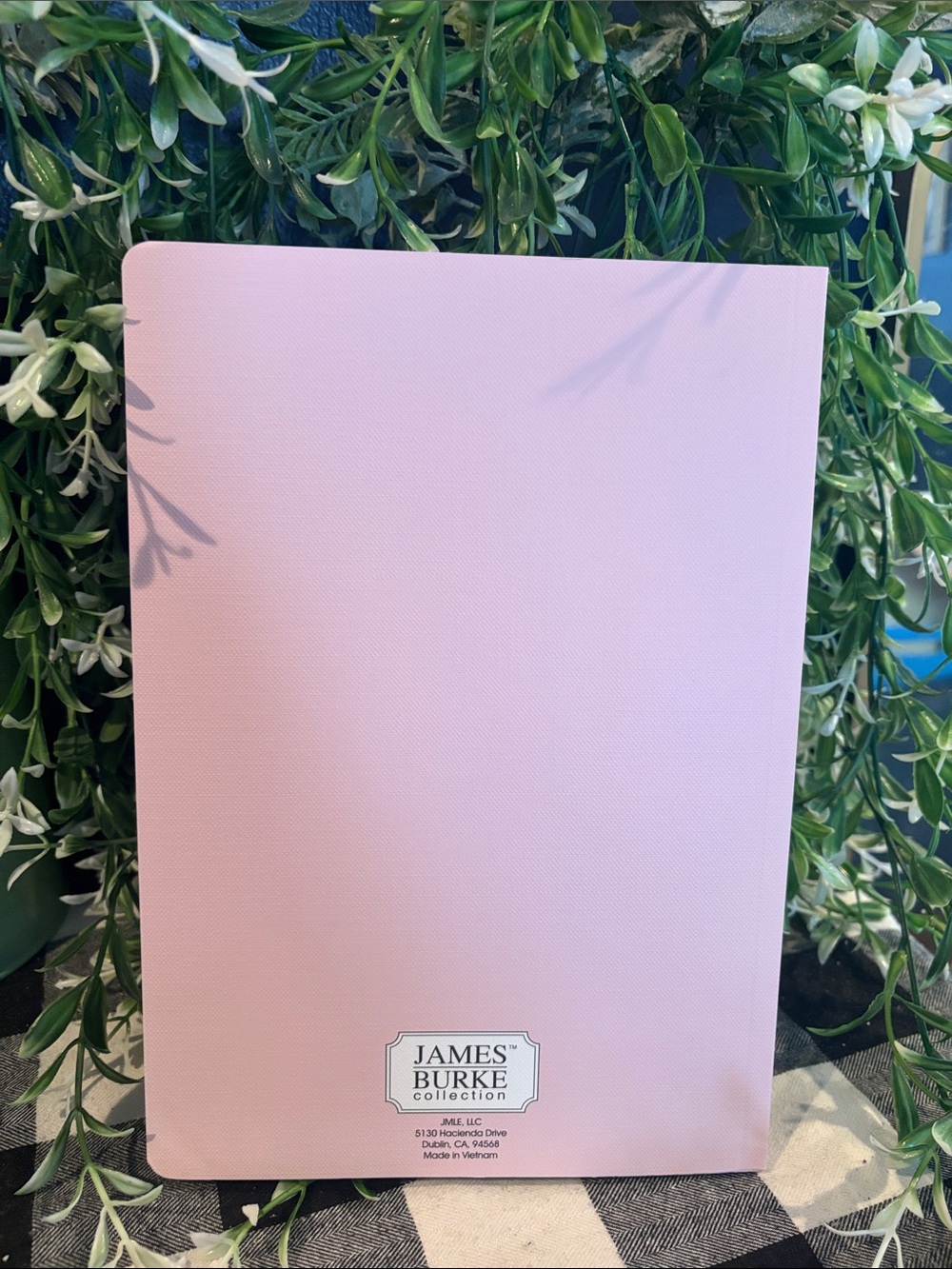 Library Card Journal - Pink "A Book Is A Small Room" - Picture 3 of 3